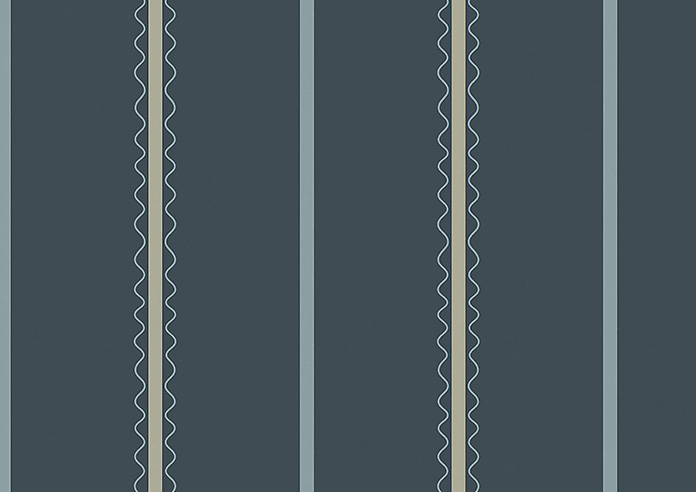 The British Stripe Co. Alfred, Polzeath No.1 - Roman Blind - Image 7